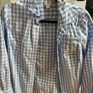 J.Crew Blue Gingham Shirt